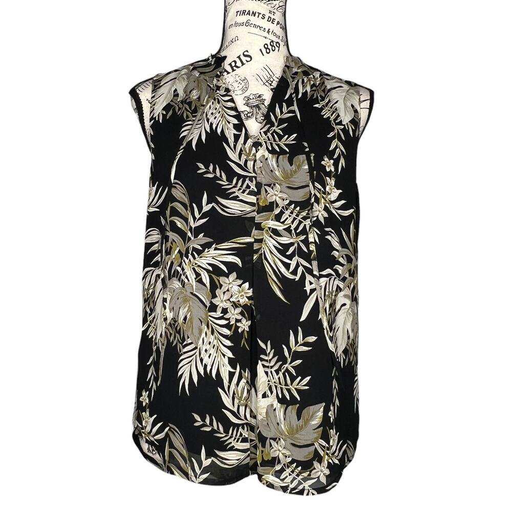 41Hawthorn (SP) Amanda Sleeveless Split Neck Blouse - Stitch Fix Ruffle Detail